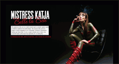 Desktop Screenshot of katjadomination.com