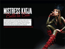 Tablet Screenshot of katjadomination.com